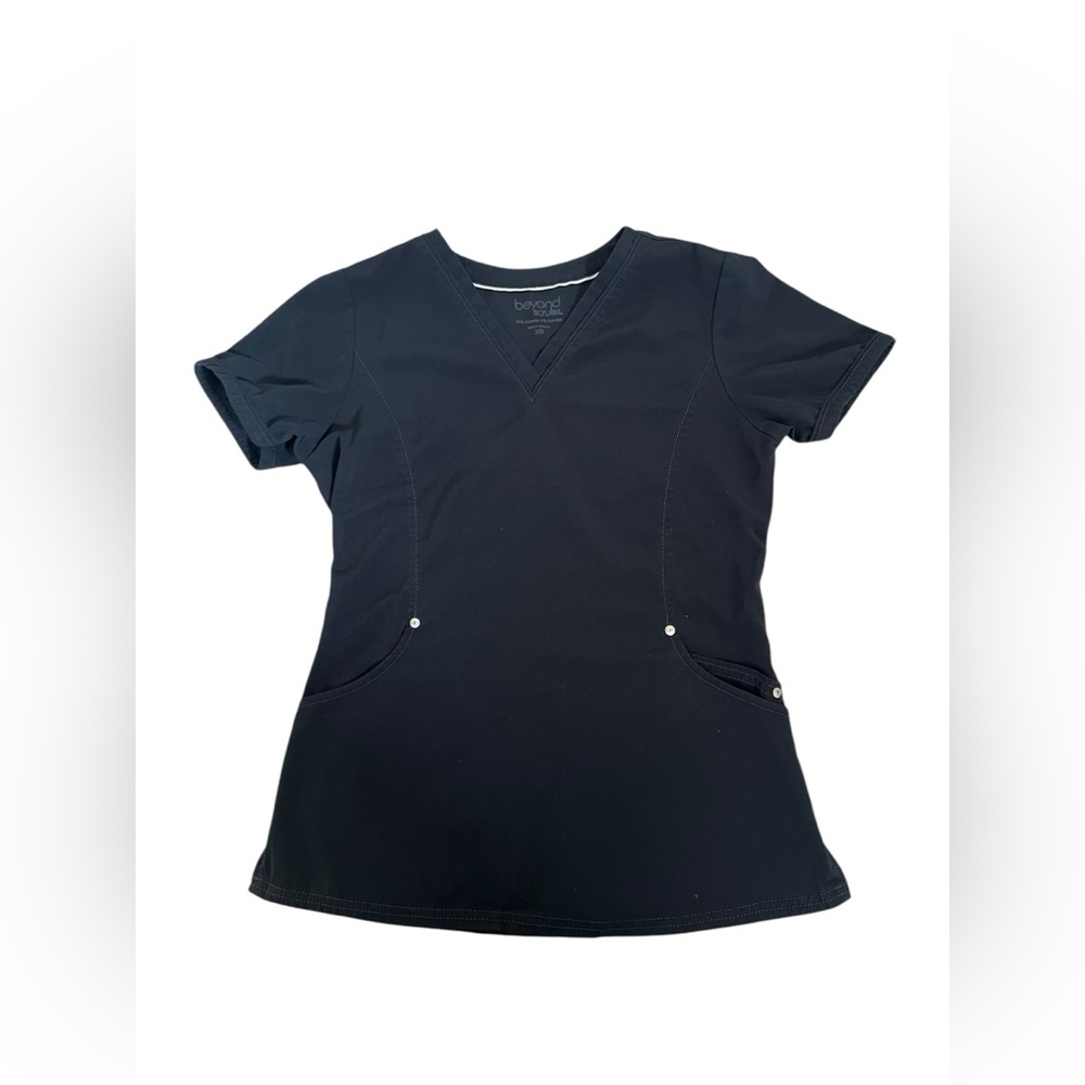 Beyond Scrubs Top Extra Small Black XS